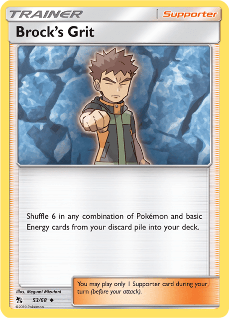 BROCK'S GRIT (53/68) [SUN & MOON: HIDDEN FATES]