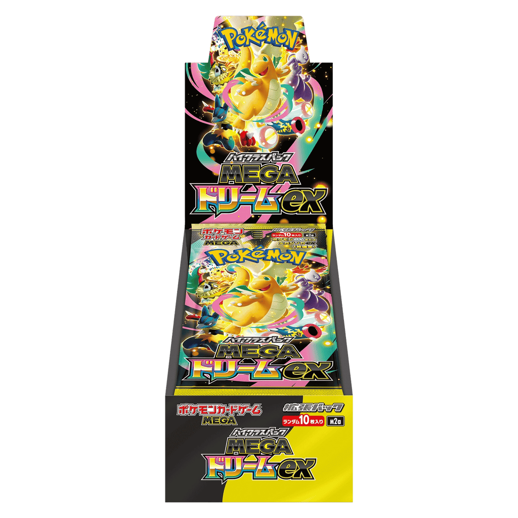 Pokémon MEGA new high class set Booster Box Mega Dream EX M2A featuring Mega Dragonite Mega Charizard Mega Gengar Mega Lucario